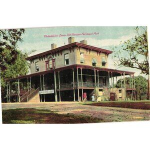 Vintage Philadelphia Lemon Hill Mansion Fairmount Park Postcard 1900s